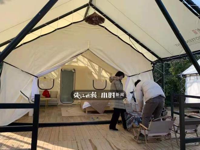 可席地而“睡”的新科技帳篷 九龍湖營(yíng)地的石墨烯電熱地暖革命